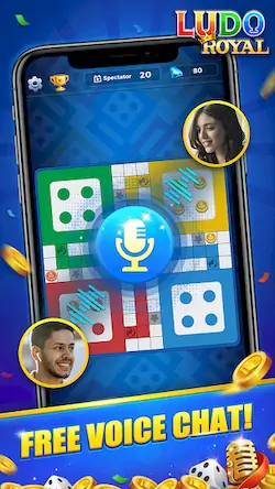 Скачать Ludo Royal - Happy Voice Chat [Взлом Много денег/God Mode] на Андроид