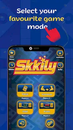 Скачать Skkily Ludo: Play Ludo & Win [Взлом Много монет/Режим Бога] на Андроид