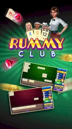 Скачать Рамми Rummy Club [Взлом Бесконечные монеты/Режим Бога] на Андроид