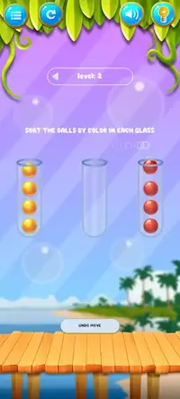 Скачать Color Ball Sort ListPull Games [Взлом Бесконечные монеты/MOD Меню] на Андроид