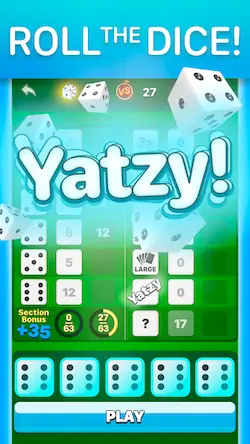 Скачать Yatzy: Dice Game Online [Взлом Много монет/Режим Бога] на Андроид