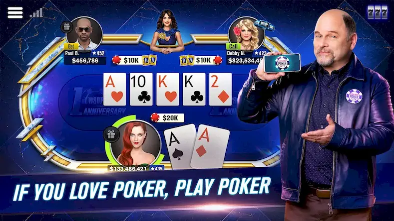 Скачать WSOP Poker: Texas Holdem Game [Взлом Много денег/Разблокированная версия] на Андроид