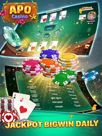Скачать Apo Casino - Tongits 777 Slots [Взлом Много монет/МОД Меню] на Андроид