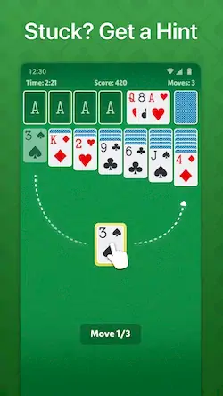 Скачать Solitaire - Classic Card Game [Взлом Много монет/МОД Меню] на Андроид
