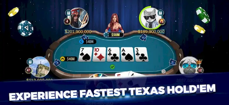 Скачать Velo Poker - Texas Holdem Game [Взлом Много монет/God Mode] на Андроид