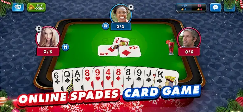 Скачать Spades Plus - Card Game [Взлом Бесконечные деньги/Режим Бога] на Андроид