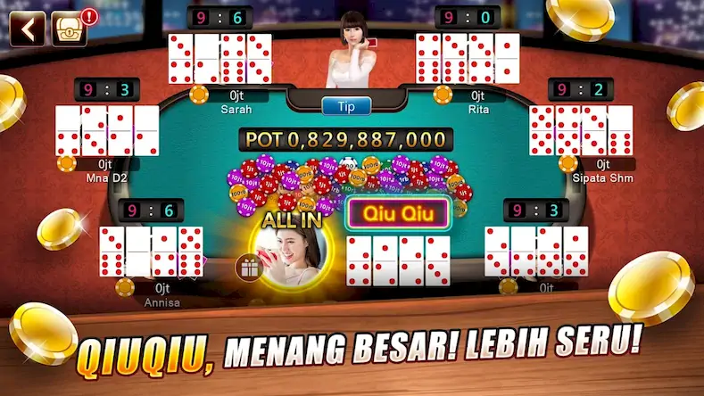 Скачать LUXY Domino Gaple QiuQiu Poker [Взлом Бесконечные деньги/Режим Бога] на Андроид
