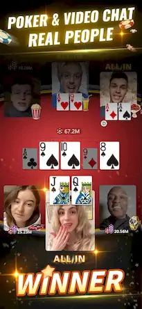 Скачать PokerGaga: Texas Holdem Live [Взлом Много денег/Unlocked] на Андроид