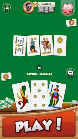 Скачать Scopa - Italian Card Game [Взлом Много денег/МОД Меню] на Андроид