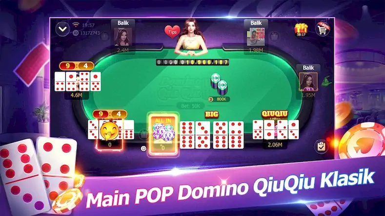 Скачать Domino QiuQiu 99 QQ Gaple Slot [Взлом Много монет/MOD Меню] на Андроид