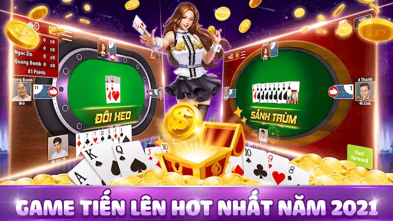 Скачать Tien Len Mien Nam [Взлом Много монет/МОД Меню] на Андроид