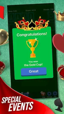 Скачать Solitaire + Card Game by Zynga [Взлом Бесконечные деньги/Режим Бога] на Андроид