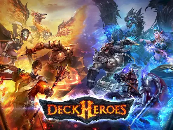 Скачать Deck Heroes: Legacy [Взлом Много монет/God Mode] на Андроид