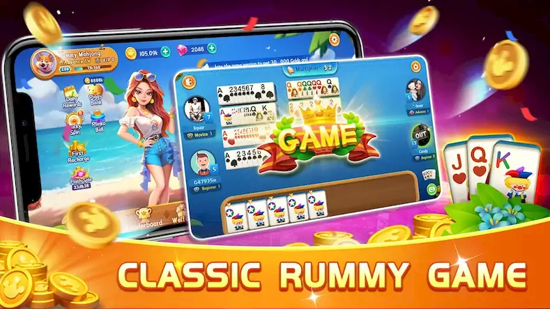 Скачать Rummy Mahjong - Online Lami [Взлом Много денег/God Mode] на Андроид