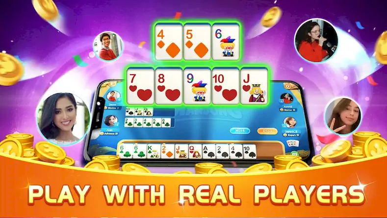 Скачать Rummy Mahjong - Online Lami [Взлом Много денег/God Mode] на Андроид