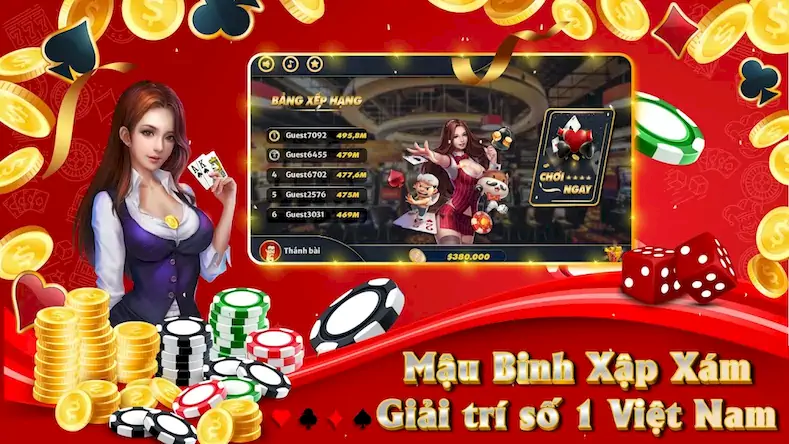 Скачать Chinese Poker (Mau Binh) [Взлом Бесконечные монеты/God Mode] на Андроид