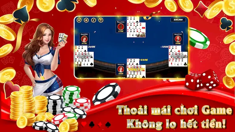 Скачать Chinese Poker (Mau Binh) [Взлом Бесконечные монеты/God Mode] на Андроид