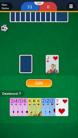 Скачать Gin Rummy - Classic Card Game [Взлом Много денег/Режим Бога] на Андроид
