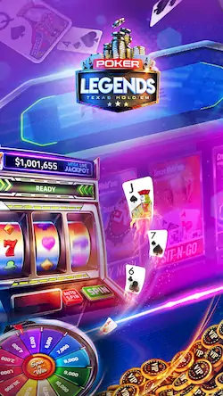 Скачать Poker Legends - Texas Hold'em [Взлом Много денег/MOD Меню] на Андроид