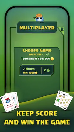 Скачать Play Nine: Golf Card Game [Взлом Много денег/Unlocked] на Андроид