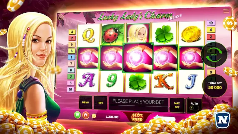Скачать Slotpark — игры онлайн-казино [Взлом Бесконечные деньги/Unlocked] на Андроид