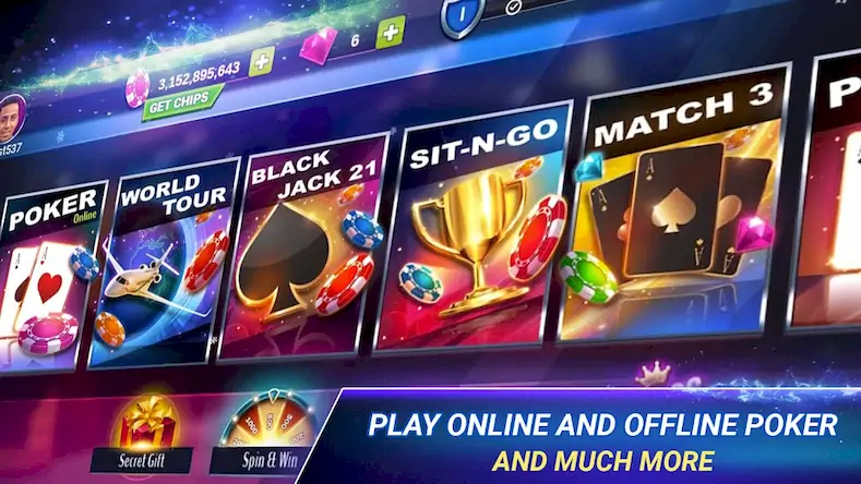 Скачать Poker Zmist - Offline & Online [Взлом Много монет/Разблокированная версия] на Андроид