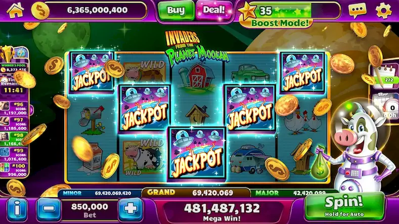 Скачать Jackpot Party Игровые Автоматы [Взлом Бесконечные деньги/God Mode] на Андроид
