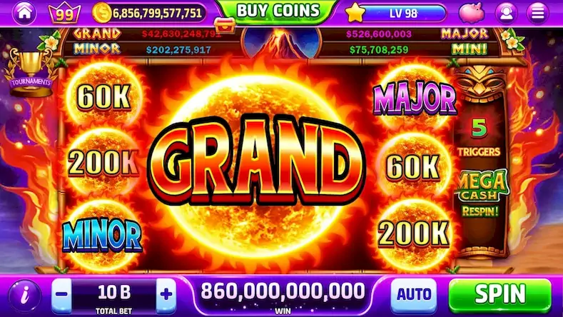 Скачать Golden Casino - Slots Games [Взлом Много денег/God Mode] на Андроид