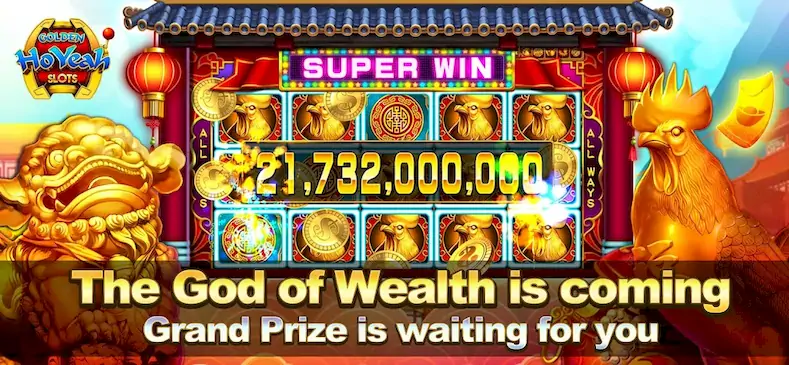 Скачать Golden HoYeah- Casino Slots [Взлом Много монет/God Mode] на Андроид