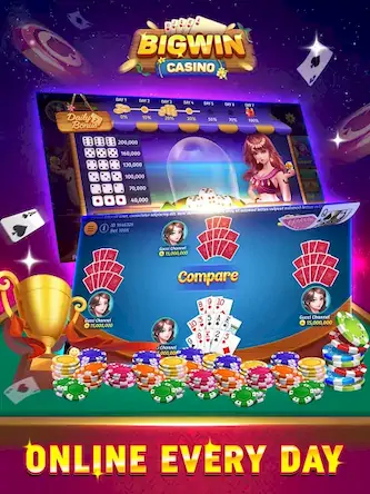 Скачать Big Win Casino - Tongits Pusoy [Взлом Много монет/Разблокированная версия] на Андроид