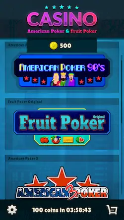 Скачать American Poker 90's Casino [Взлом Бесконечные монеты/Unlocked] на Андроид