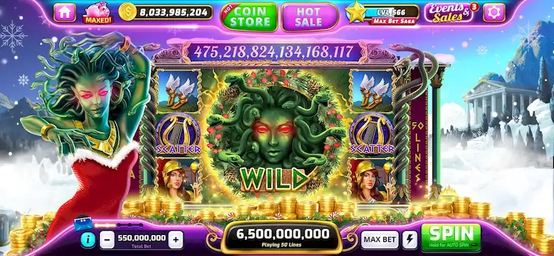 Скачать Baba Wild Slots - Casino Games [Взлом Бесконечные монеты/МОД Меню] на Андроид