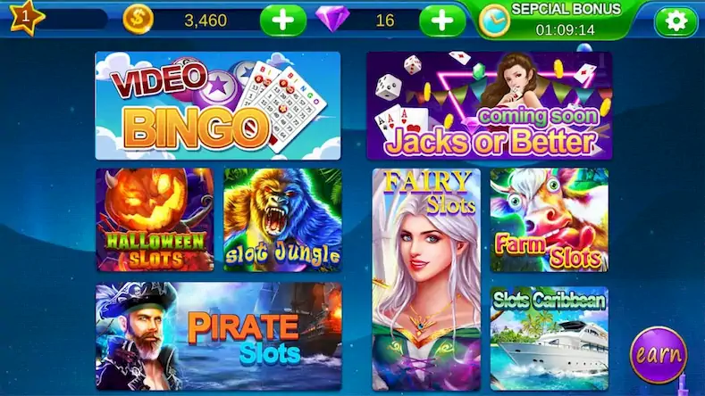 Скачать Offline Casino Jackpot Slots [Взлом Много денег/МОД Меню] на Андроид