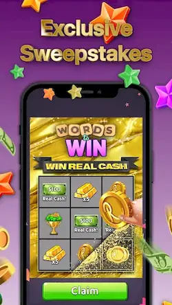 Скачать Words to Win: Real Money Games [Взлом Много монет/God Mode] на Андроид