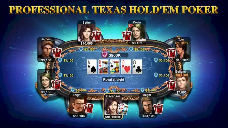 Скачать DH Texas Poker [Взлом Много денег/МОД Меню] на Андроид