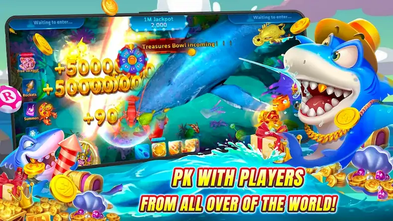 Скачать Royal World: Slots Fish Games [Взлом Много монет/МОД Меню] на Андроид