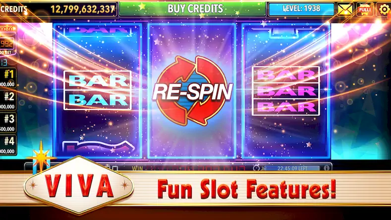 Скачать Viva Slots Vegas [Взлом Бесконечные монеты/Режим Бога] на Андроид