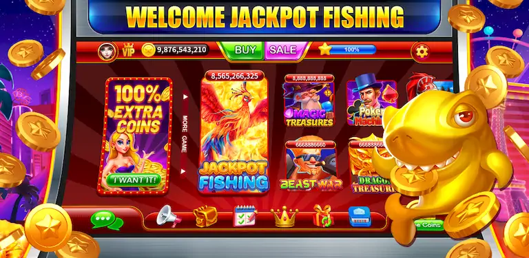 Скачать Dragon King Fishing Slot [Взлом Много монет/MOD Меню] на Андроид