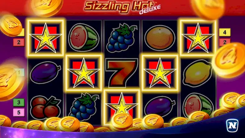 Скачать Sizzling Hot™ Deluxe Slot [Взлом Много монет/God Mode] на Андроид