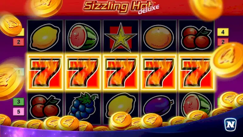 Скачать Sizzling Hot™ Deluxe Slot [Взлом Много монет/God Mode] на Андроид