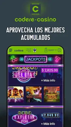 Скачать Codere: Casino en Vivo & Slots [Взлом Бесконечные монеты/God Mode] на Андроид