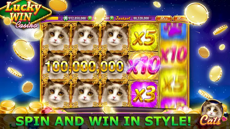 Скачать Lucky Win Casino™ SLOTS GAME [Взлом Много денег/МОД Меню] на Андроид
