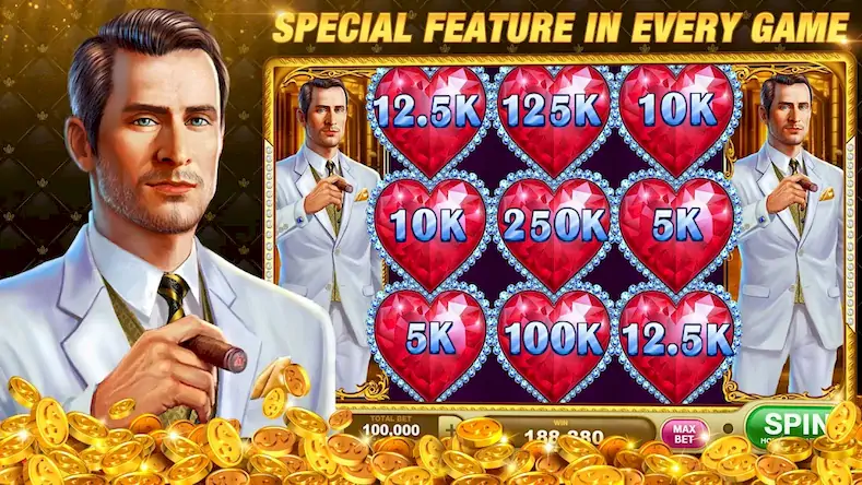 Скачать Slots Rush: Vegas Casino Slots [Взлом Бесконечные монеты/Unlocked] на Андроид