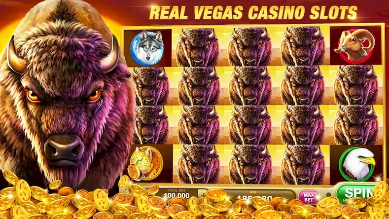 Скачать Slots Rush: Vegas Casino Slots [Взлом Бесконечные монеты/Unlocked] на Андроид