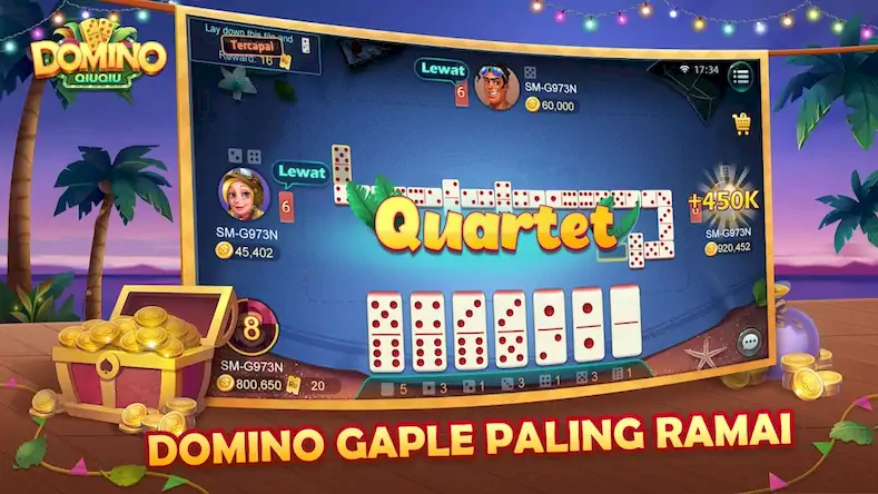 Скачать Domino QiuQiu Gaple Slots [Взлом Бесконечные деньги/МОД Меню] на Андроид