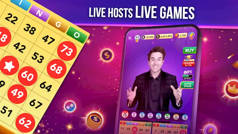 Скачать Live Play Bingo: Real Hosts [Взлом Много денег/MOD Меню] на Андроид