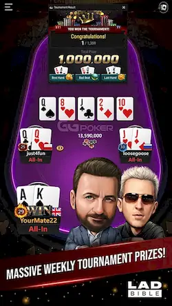 Скачать GGPoker UK - Real Online Poker [Взлом Много денег/Режим Бога] на Андроид
