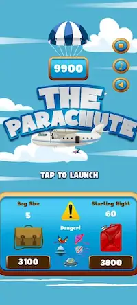 Скачать The Parachute [Взлом Бесконечные монеты/God Mode] на Андроид