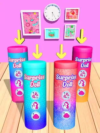 Скачать Color Reveal Suprise Doll Game [Взлом Много денег/Разблокированная версия] на Андроид