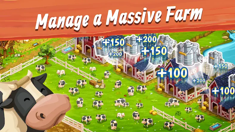 Скачать Big Farm: Mobile Harvest [Взлом Бесконечные деньги/МОД Меню] на Андроид